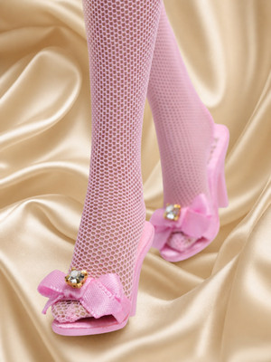 TONNER VDC ELLOWYNE  BLUSH DOUBT PINK HEELS  FOR 16'' TONNER DOLL