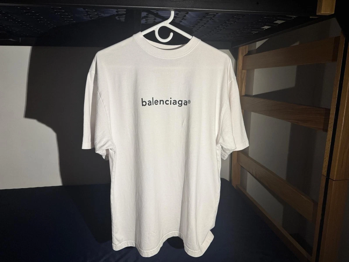 Balenciaga White T-Shirts for Men for sale - eBay