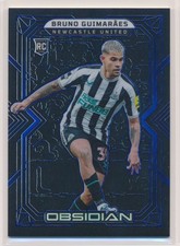 2022-23 Panini Obsidian #77 Bruno Guimaraes Electric Etch Blue #/20 Rookie Rc