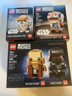 Lego Star Wars Brickheadz Lot: Cody, Luke, Obi-Wan, Vader 40675 40795 40547 NEW