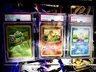 Pokemon Base 1996 Set Starters [ Squirtle Bulbasaur Charmander ] Graded PSA