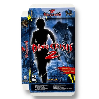 DINO CRISIS 2,  Win95 98 PC 2002, empty SMALL BOX ONLY