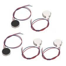 5pcs DC3V/0.1A 1.5V/0.05A 10x2.7mm Coin Mobile Vibration Motor