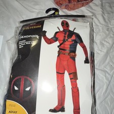 Spirit Deadpool Adult Costume Complete Outfit Red/Black Polyester