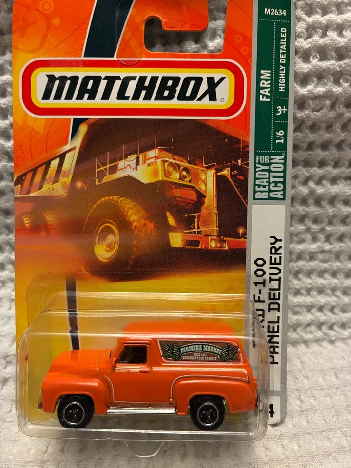 2007 Matchbox Ford F-100 Panel Delivery- Farmer's Market- Ready for Action 1:64 - Image 2 of 4