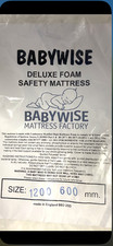 Image of Babywise Deluxe Foam Safety Baby Cot Mattress Brand New Standard Size 120x60x5cm