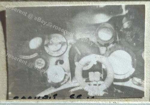 WW1 RAF 84 ? Sqn SE 5a cockpit instrument's -  original photo 6.5 by 4cm