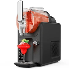 2.4L Slushy Machine No Ice Frozen Drink Maker 6 Preset Slushie Machine for Home