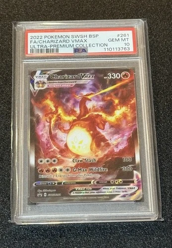 PSA 10 GEM Charizard VMAX 2022 SWSH261 Black Star Promo Ultra Premium Coll. 💎