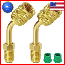 Volisau 2 Pcs R410A Adapterhvac Adapter5/16 Sae Female Quick Coupler To 1/4
