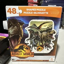 Jurassic World Dominion, 48 Pieces Shaped Jigsaw Puzzle by Spin Master, Ages: 6 