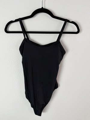 B.tempt'd Bodysuit Womens Small Black Adjustable Strap Stretch One Piece Basic