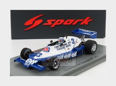 1:43 SPARK Tyrrell F1 008 #3 5Th Germany Gp 1978 D.Pironi Blue White S7237 Model