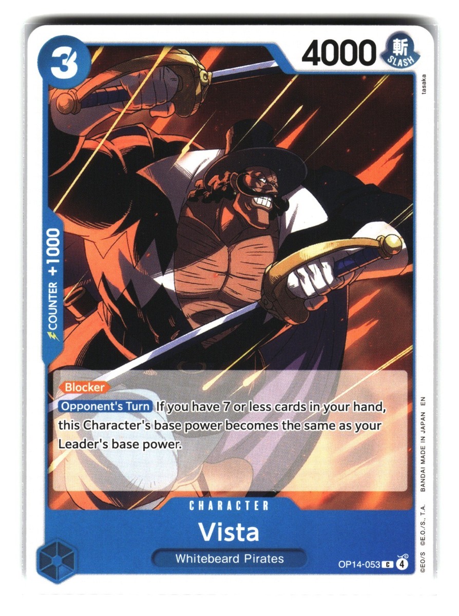 Vista OP14-053 One Piece Card Whitebeard Pirates | eBay