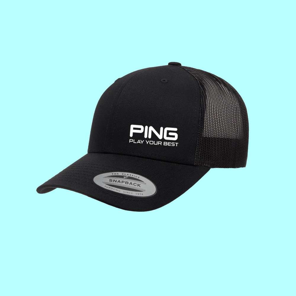 Trucker Hat Black Snapback Mesh Cap Play Your Best