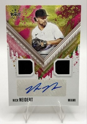 2021 Panini Diamond Kings Nick Neidert DK Materials Signatures #DKMS-NN Auto RC