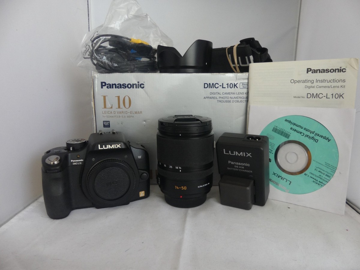 Panasonic LUMIX DMC-L10 with Leica 14-50mm zoom lens comes with