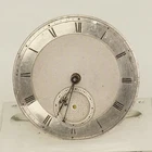 Rare! Silver Dial Movement Pocket watch Men's no fusee no repeater no duplex RAR