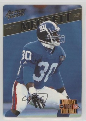 1995 Action Packed Monday Night Football Dave Meggett #24 1k3