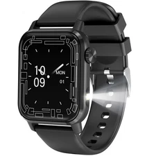 Smart Watch 1.85" HD Display Bluetooth Call 60Hz Sports Modes LED Flashlight ...