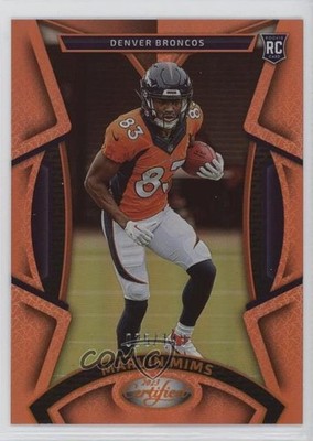 2023 Certified Rookies Mirror Orange 25/149 Marvin Mims #113 Rookie RC 13c1
