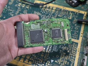 Sega Japan Saturn VA0 838-10834 Daughter Board ONLY-QUICK TEST-POWER & VIDEO