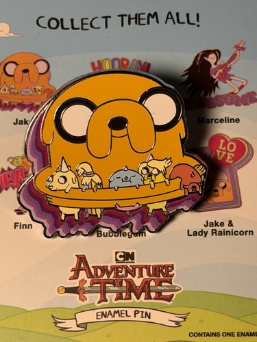 Adventure Time Character Sayings Enamel Pin - BoxLunch Exclusive - Jake & Kids