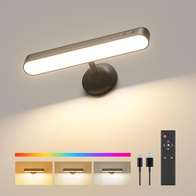 LED Wandlampe mit 7500mAh Akku 3 Farben 360 Dreh