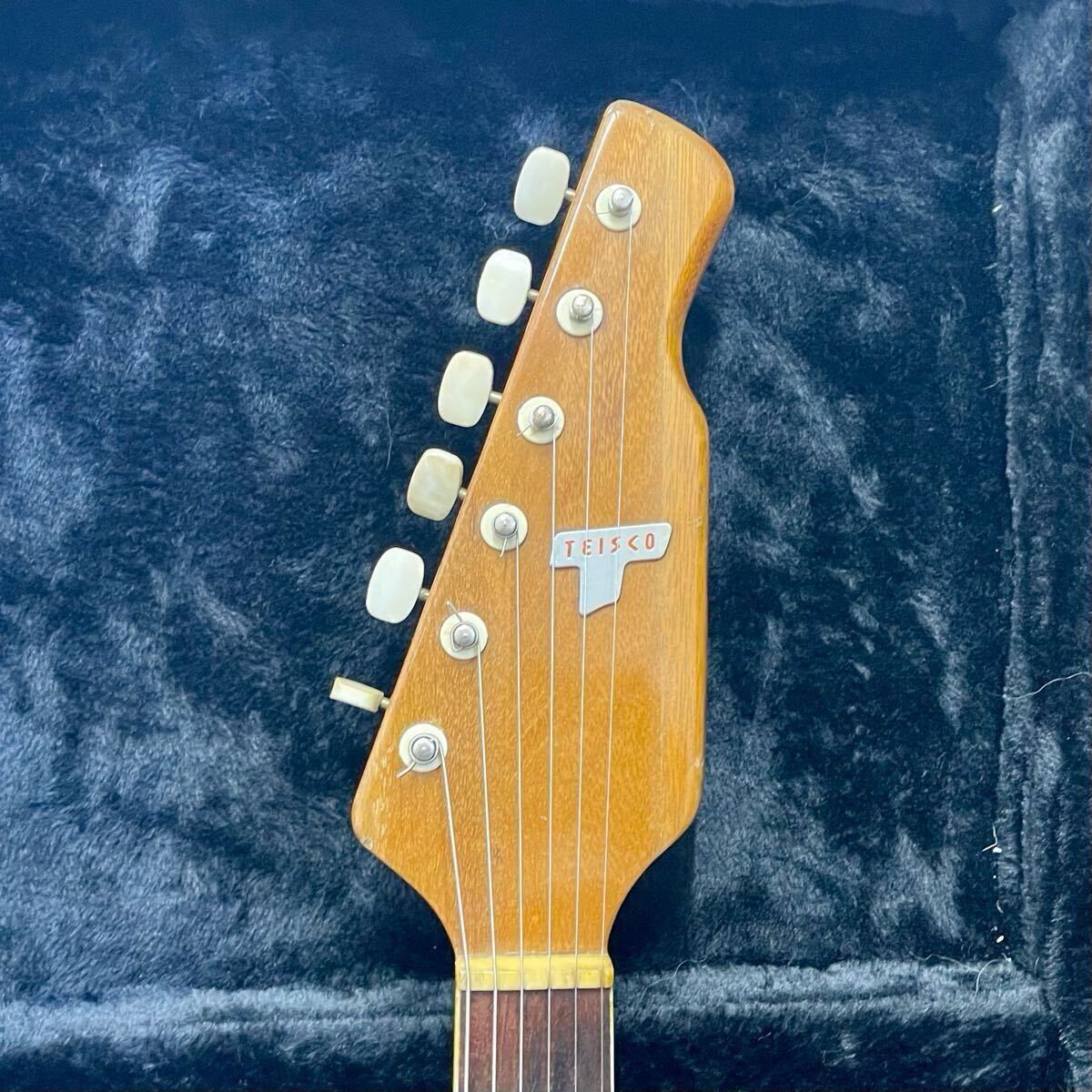 Electric Guitar Teisco WG-3L Sunburst Made in Japan with Hard Case