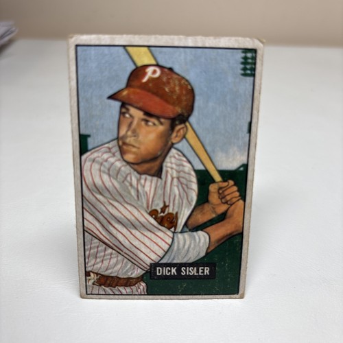 Dick Sisler #52 1951 Bowman card