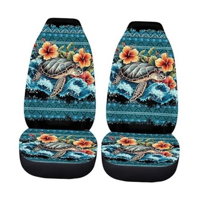 #ad #ad Sea Turtle Car Seat Covers for Front OnlyUniversal Fit 2 Sea Turtle Aztec $43.45