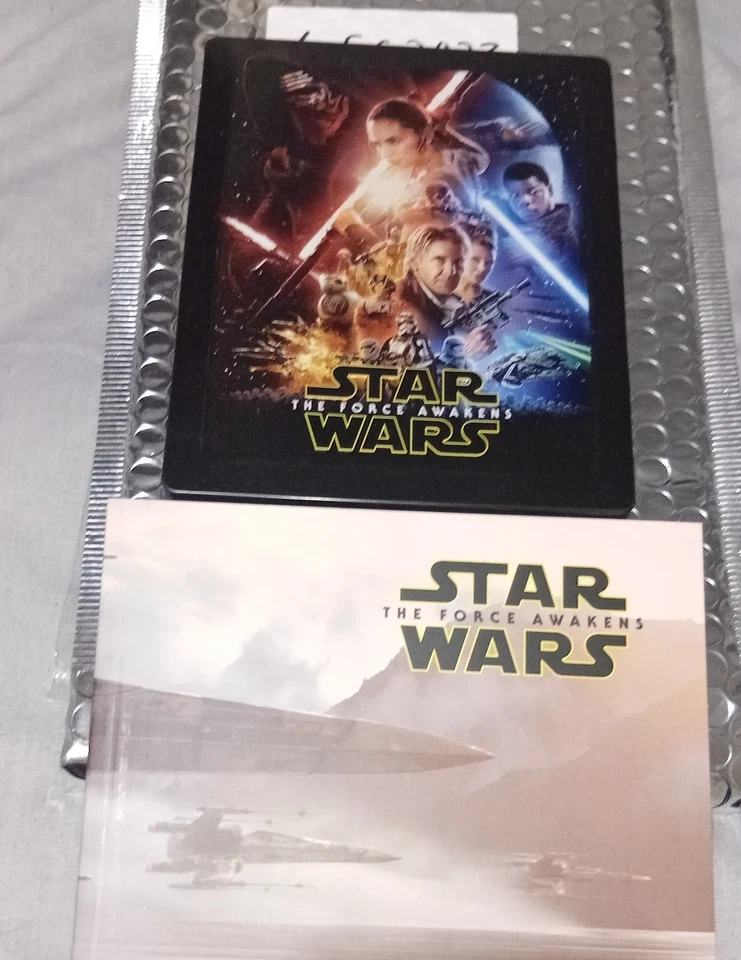 Star Wars Episode 7 The Force Awakens Lenticular Steelbook/3 discs/booklet - Image 2 of 4