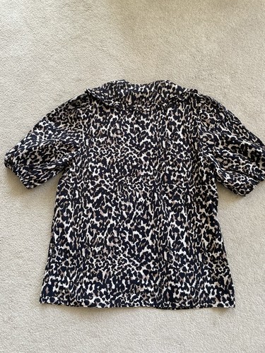 Nobody’s Child Emmie Blouse Top Shirt Leopard Print Women’s Size 8 BNWT RRP £49 - Picture 12 of 18