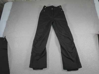 Descente Pants Womens 6 Black Ski Snow Insulated Adjustable Gaiters D5-9140US