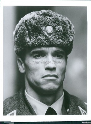 1992 Arnold Schwarzenegger Red Heat Cbs Investor Author Historic Press Photo 7x9