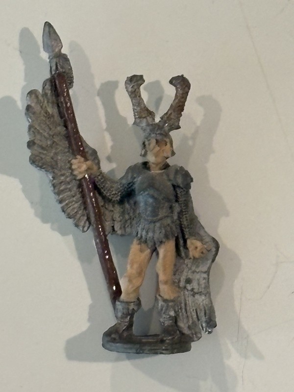 Vintage Ral Partha  WIND LORD 01-041 Paladin And Valkyrie 01-87a TWO MINIS for 1
