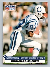 1991 Pro Set Clarence Verdin #179 Indianapolis Colts