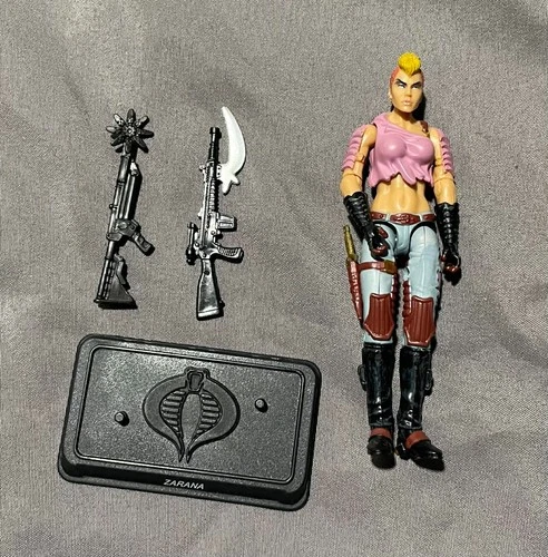 GI JOE 2011 SDCC Pink Outfit Zarana V5A Complete Loose
