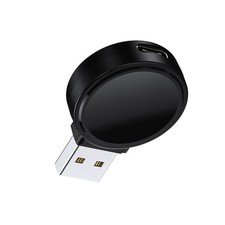 Black Portable Wireless Charging Dock Station For Apple Watch 8 7 6 5 4 3 2 1