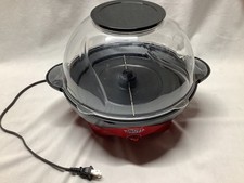 WEST BEND Stir Crazy Deluxe Electric Popcorn Popper Red/Black 82310 Works
