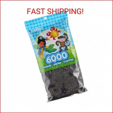 Perler Beads Fuse Beads for Crafts, Black, Small, 6000pcs