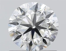 Certificate GIA Round 1 Carat Natural Mined Diamond Loose H color SI2 clarity