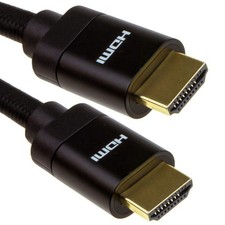 8K 60Hz UHD HDMI v2.1 Cable Gold Plated/ Black/ 1m