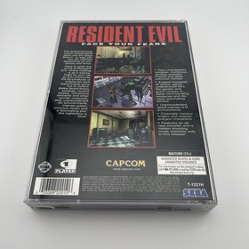 Resident Evil (Sega Saturn, 1997) CIB Complete Reg Inserts Near Mint