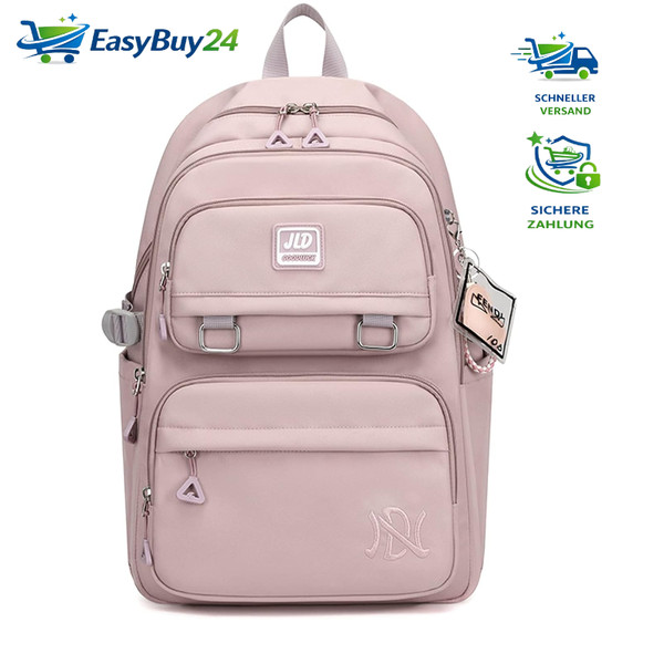 Wasserdichter Schulrucksack FüR MäDchen Jungen Mehrfachfach FüR Schule Reisen-image