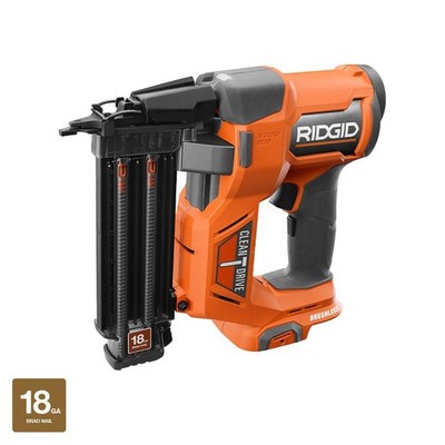 RIDGID 18V Lithium-Ion Brushless Cordless 18-Gauge 2-1/8 in. Brad Nailer (Tool