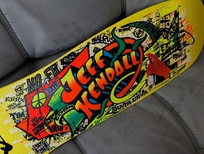 Old school Jeff Kendall Graffiti Skateboard collector Deck | eBay