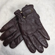 Gates Men's Brown Genuine Leather Thinsulate Lined Gloves Size Medium