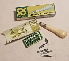 Vintage Speedball Linoleum Cutter  #4131 New in Original Box - SeeDescription