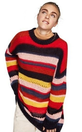 Zara Oversized Italian Yarn Multicolor 